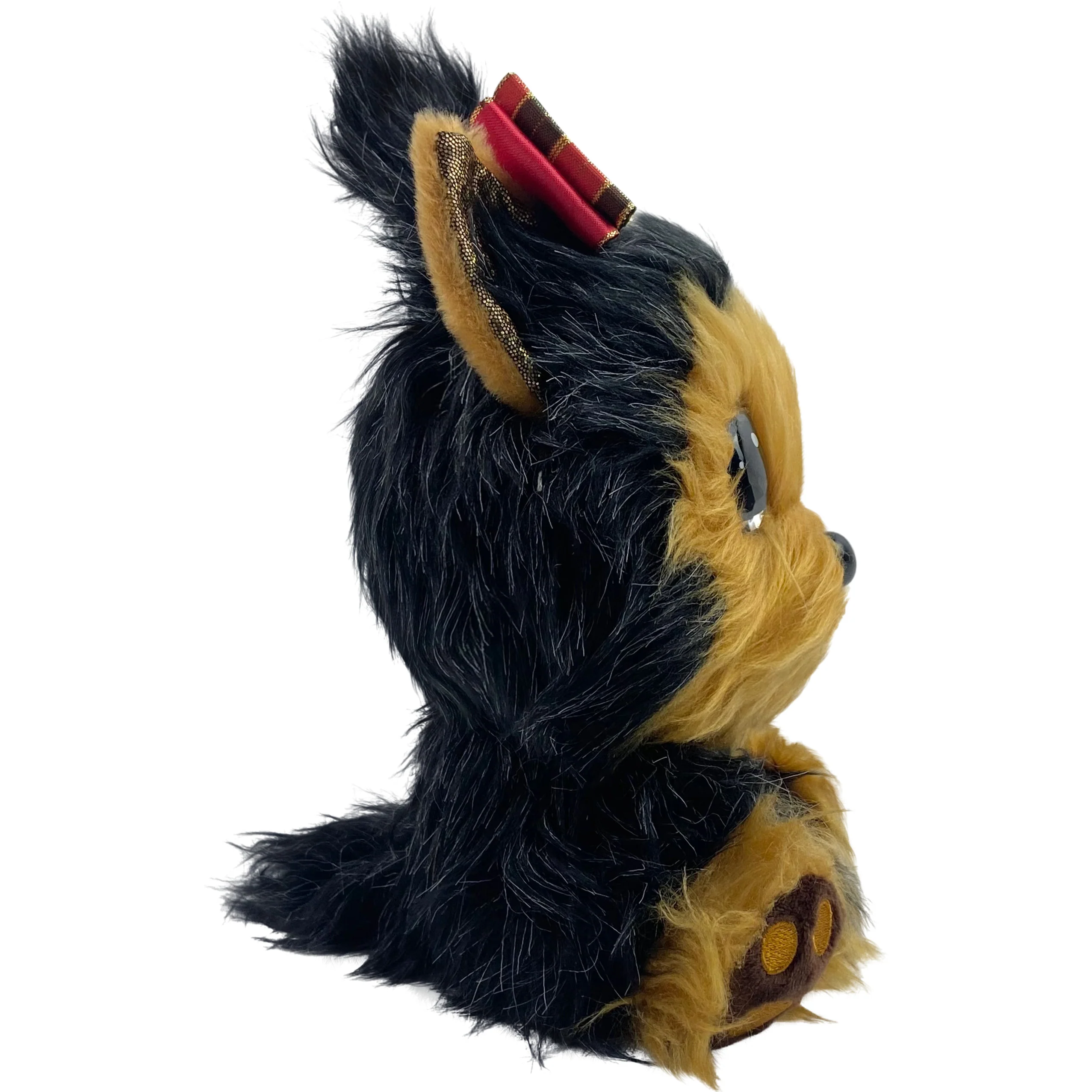 Bitsy Holiday Yorkie with Bow Stuffed Animal - Image 3