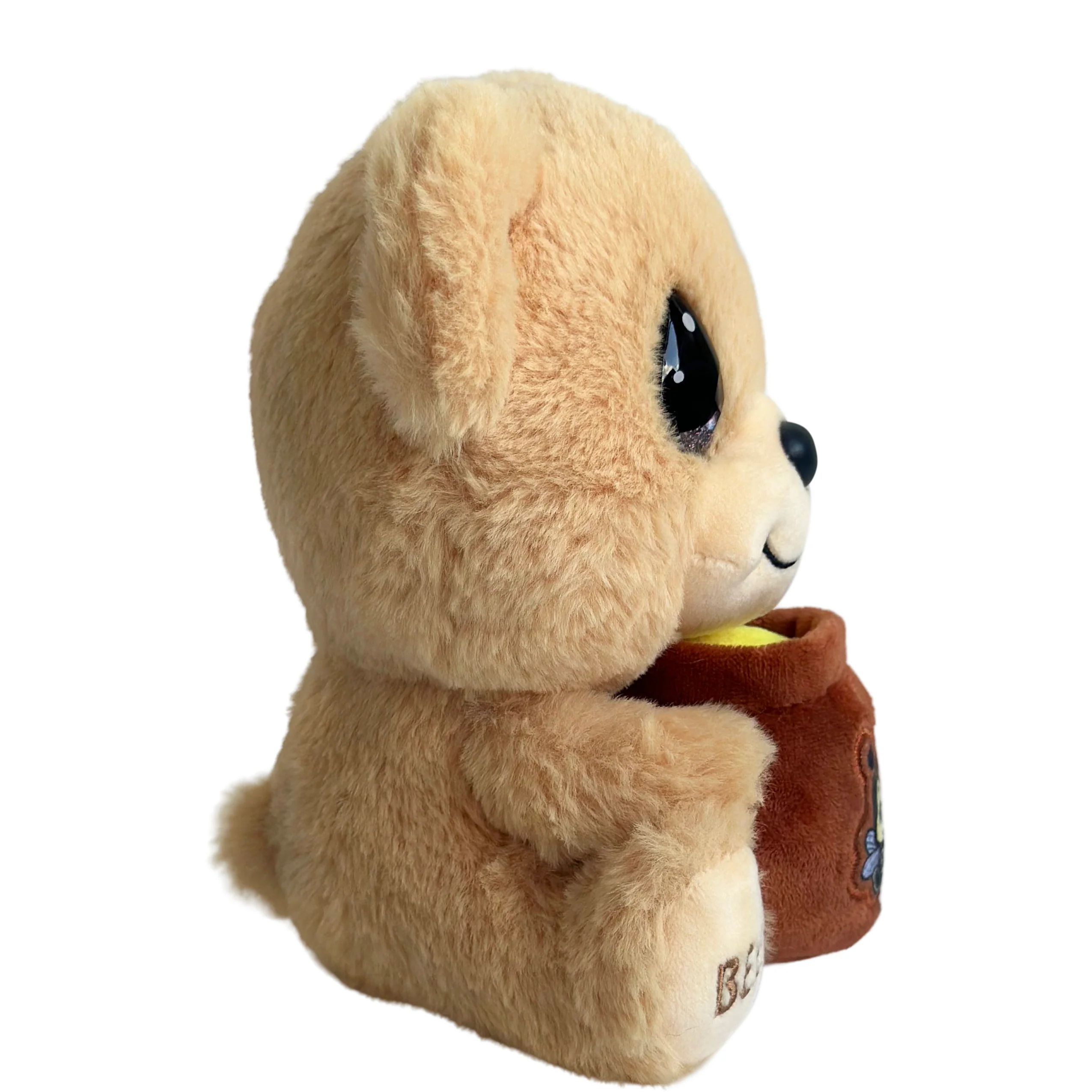 Mele Bear Holding Honey Pot Stuffed Animal - Image 3